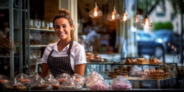 'Céleste is Employed at a French Bakery' photo