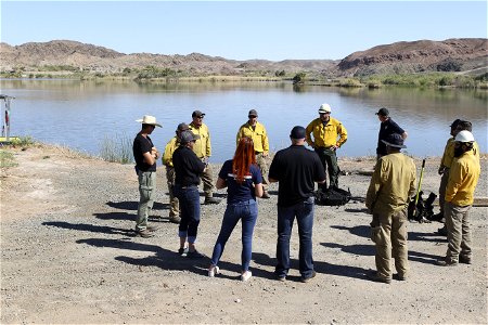 MAY 14: Briefing after mock fire