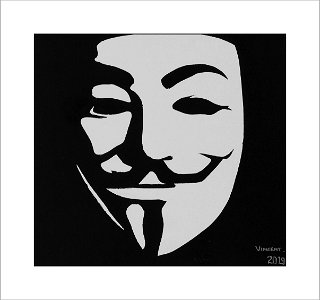 Anonymous mask photo