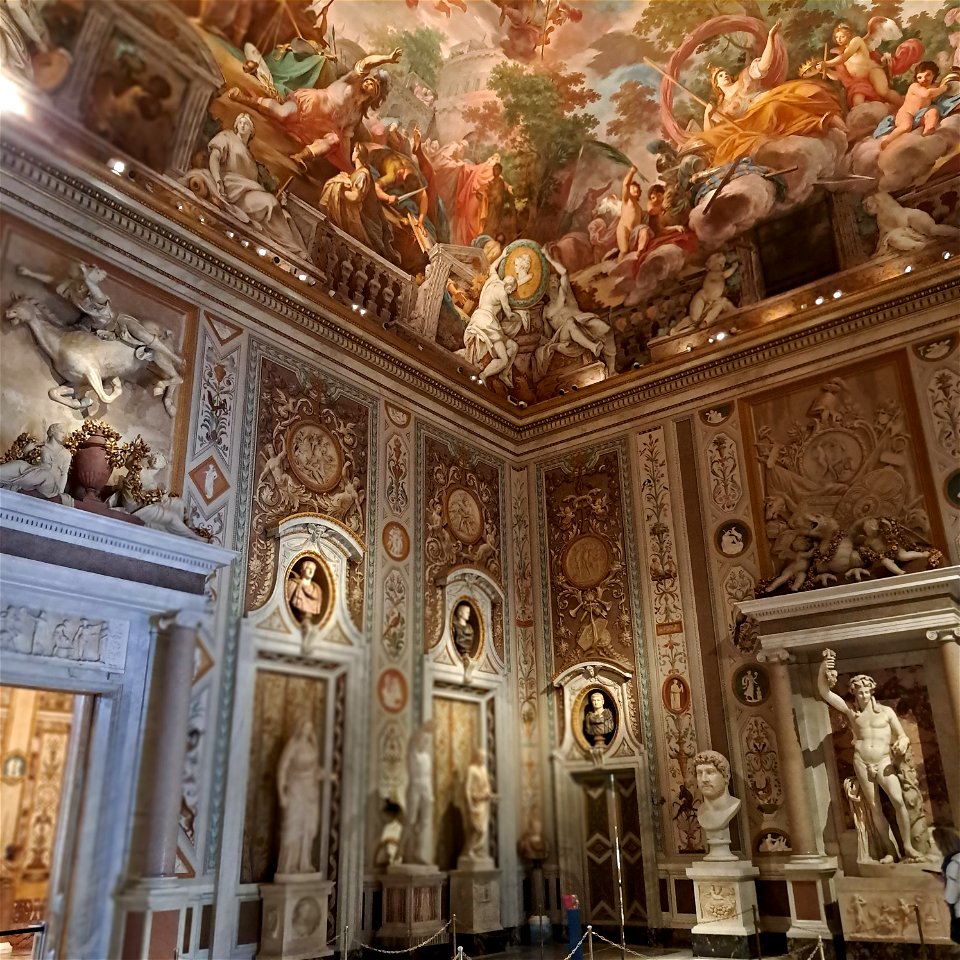 Corner Trompe L'oeil Villa Borghese Gallary Rome Italy