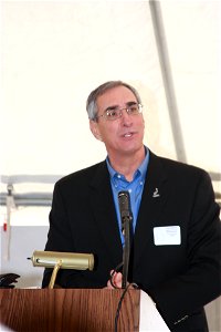 Tom Melius at the Grand Opening of Neosho National Fish Hatchery