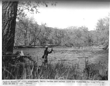 (1970) Fishing on Uganik River photo