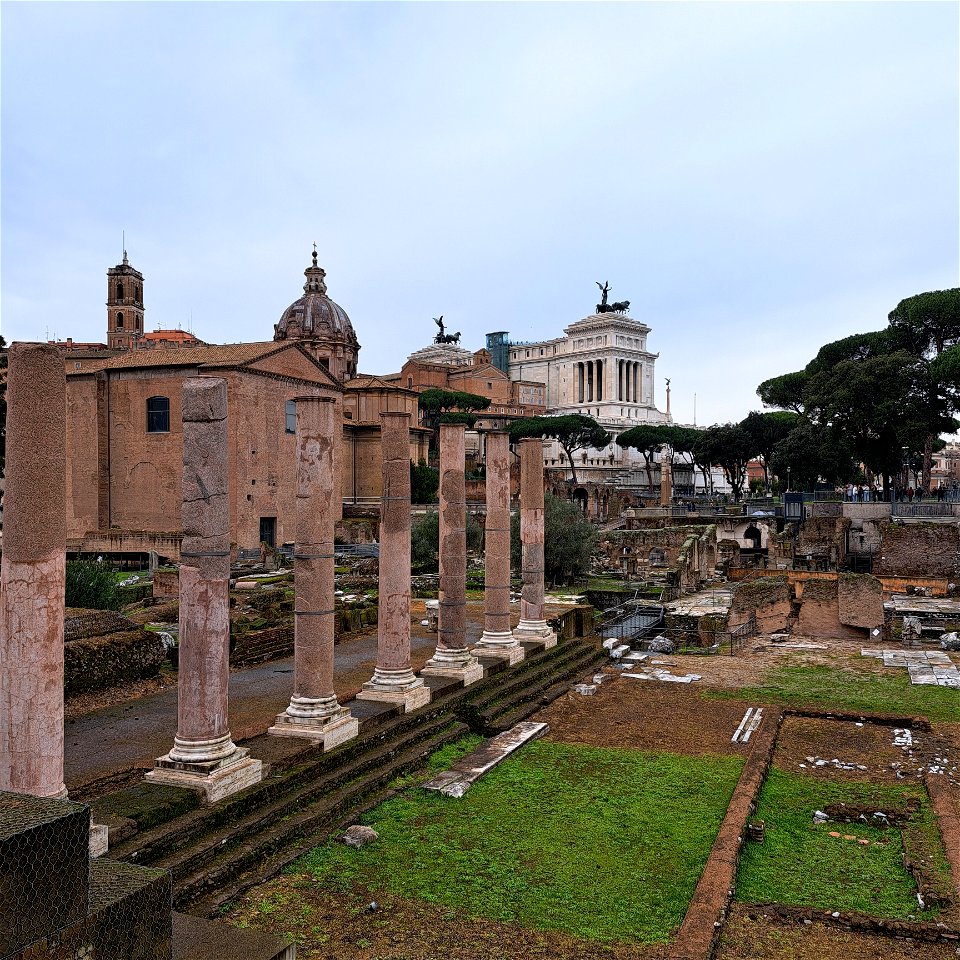 Forum of Vespasian Roman Forum Rome Italy