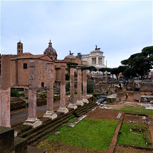 Forum of Vespasian Roman Forum Rome Italy photo