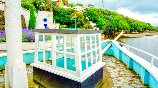 Portmeirion Quay. Amis Reunis. The Stone Boat.