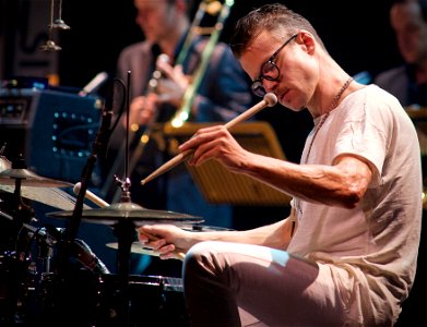 Transition Festival Tivoli Vredenburg Utrecht 14 april 2018 - Phronesis & New Rotterdam Jazz Orchestra, Anton Eger