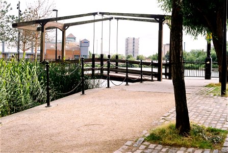 Dutch bridge at Canada Water