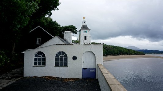 White Horses  Portmeirion The Oldest Original Building. Where Patrick McGoohan stayed when filming the prisoner in 1967.