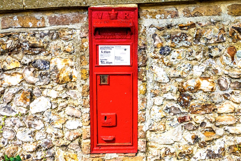 Queen Victoria Letter Box Thurnham