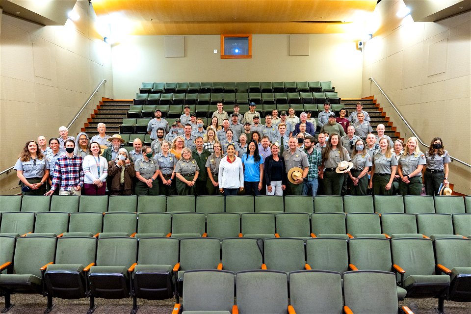 Yellowstone flood event 2022: Secretary Haaland meets with employees at Old Faithful