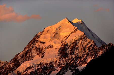 Mount Cook Sunset.