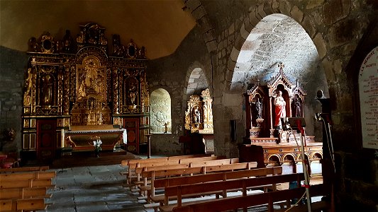 Eglise d'Apchon. Cantal.