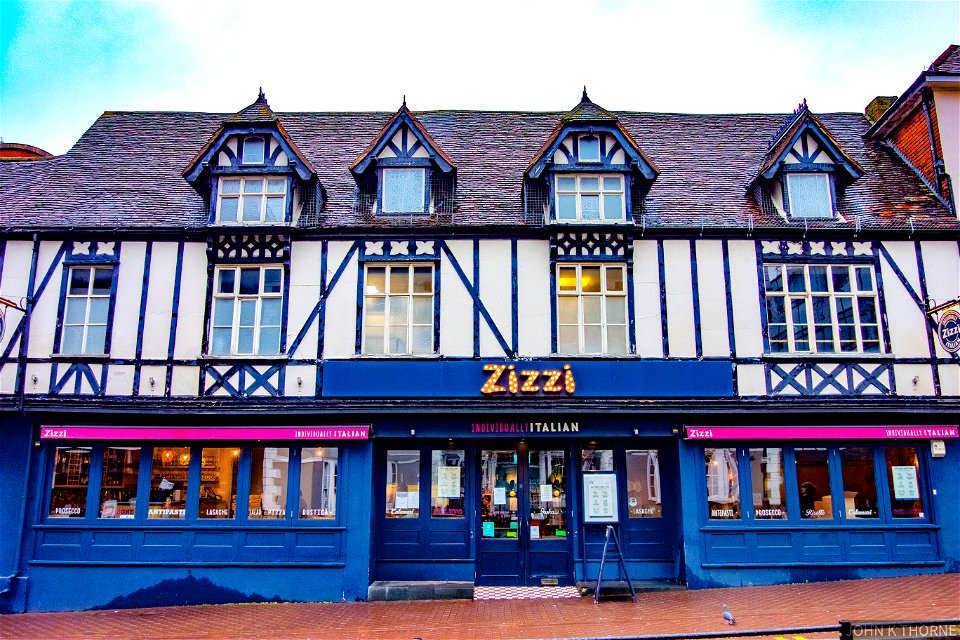 Zizzi Maidstone (Originally The Medieval Earls House) Listed Building.
