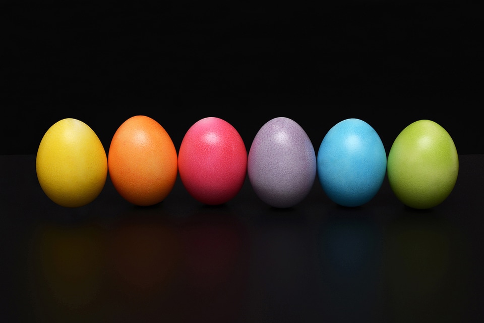 Easter Eggs Bright