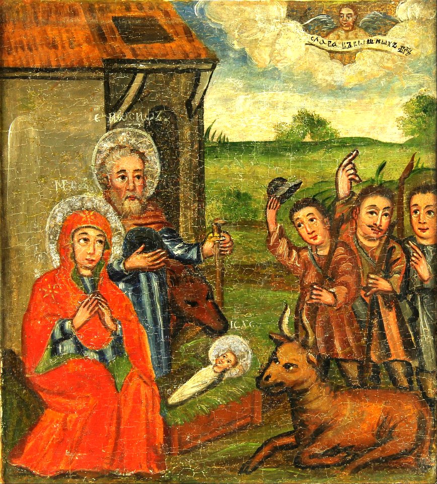 Arrivée des bergers.