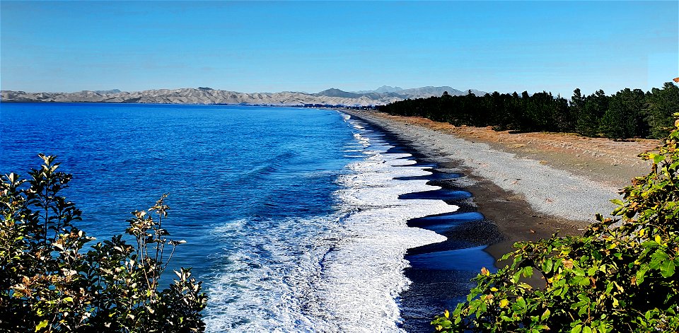 Rarangi beach Marlborough NZ photo