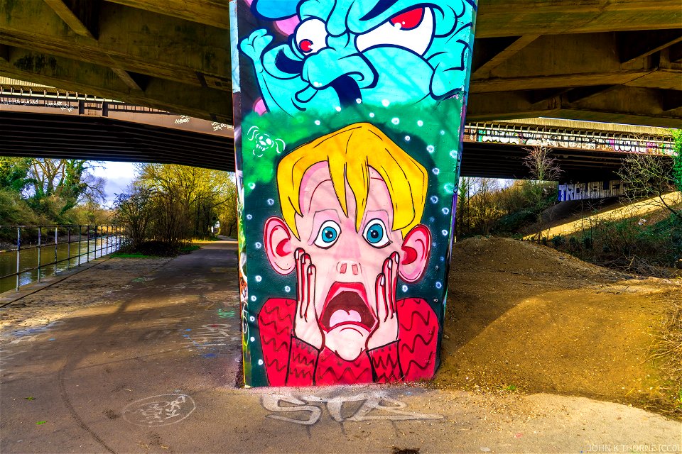 River Medway Towpath. Under the M20 Graffiti Gallery