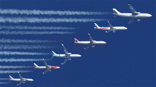 Six planes to the Near East: photo