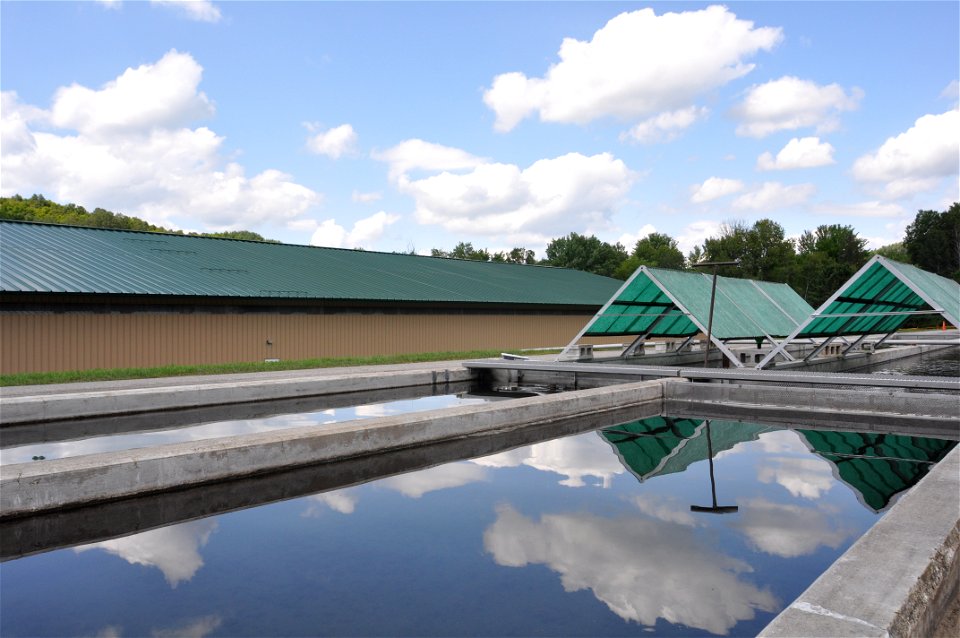 Outdoor raceways. USFWS Photo.