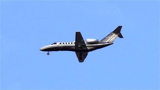 Cessna 525 Citationjet CJ3 D-CSCA Silver Cloud Air from Speyer-Ludwigshafen (4000 ft.)