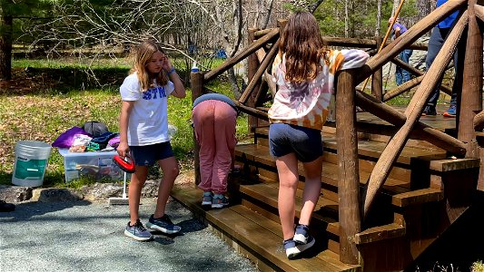 Girl Scouts at Rapidan Camp