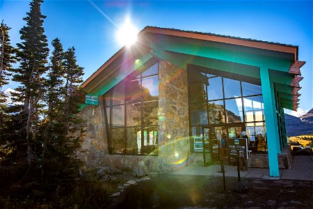 The Logan Pass Visitor Center