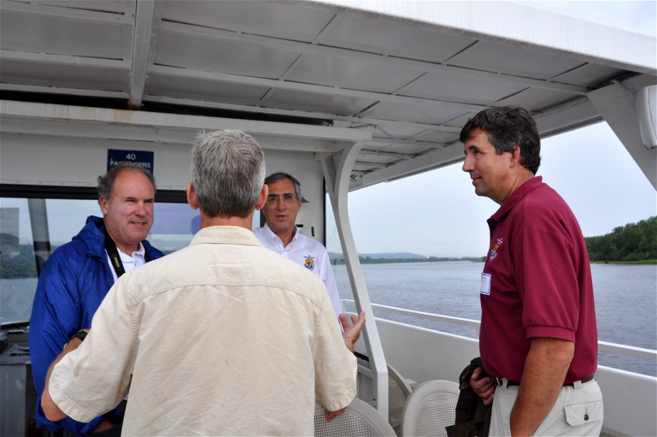 Charlie Wooley, Deputy Regional Director USFWS, Tom Melius, Regional Director USFWS, and Dave Warburton, Twin Cities ES Field Office. USFWS Photo.
