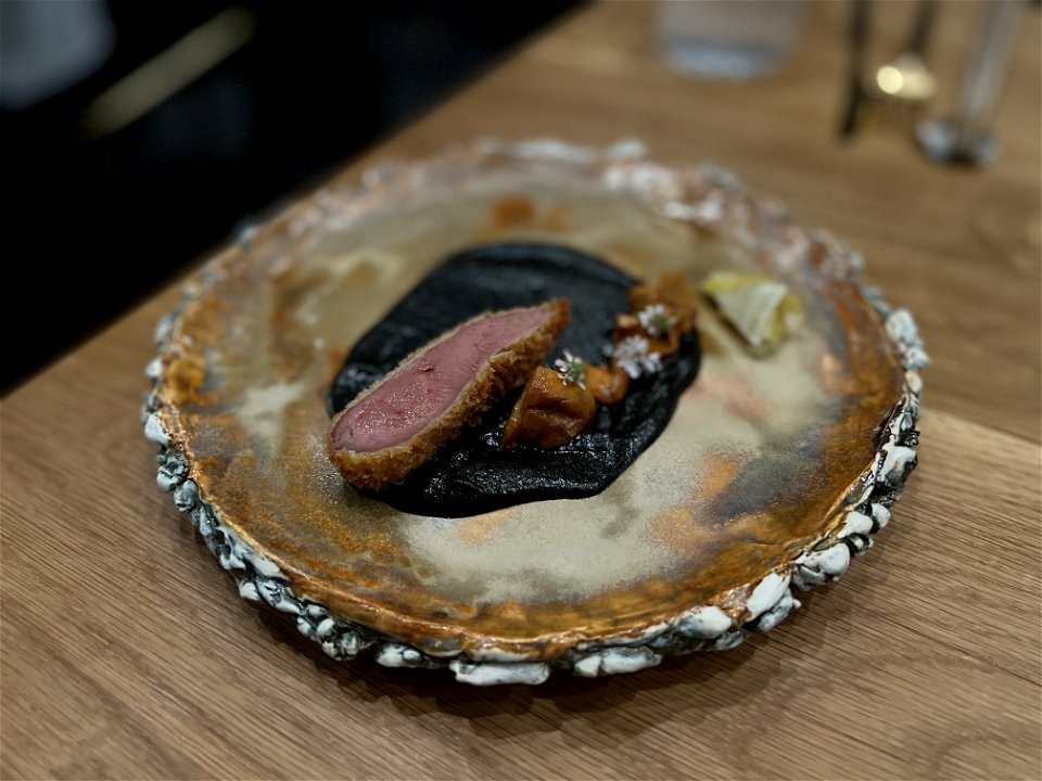 Japanese Black Curry, Squab, Chanterelles