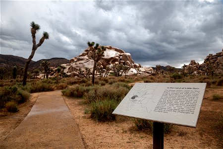 "In the Land of Little Rain" Sign photo