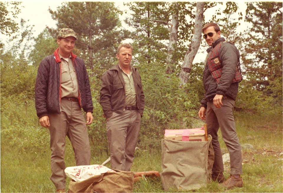 Portaging in BWCAW, 1940 photo