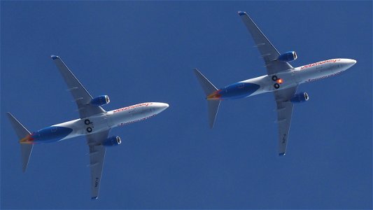 Boeing 737-8MG G-JZHL Jet2.com - Birmingham to Innsbruck (19400 ft.)
