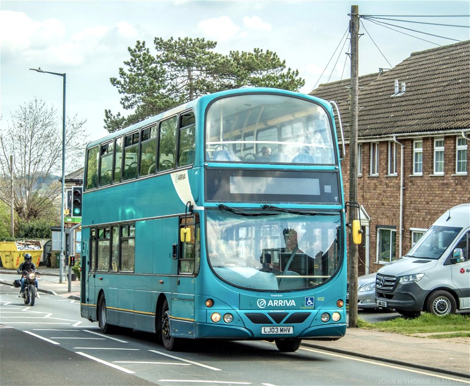 LJ03MHV Tonbridge Road A26 Maidstone. Bus on Route 7.