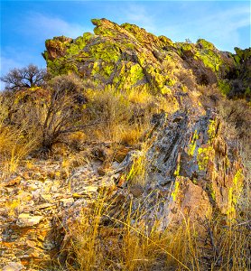 Rock formations in Lost Creek Canyon photo