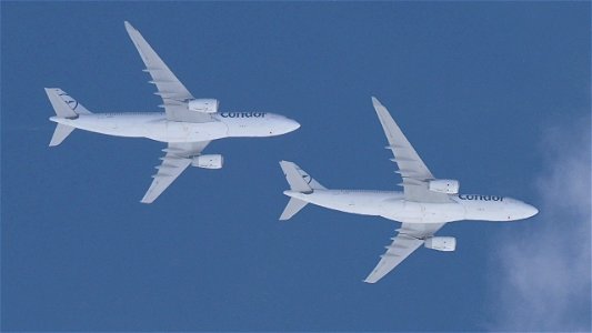 Airbus A330-243 D-AIYD Condor - Palma de Mallorca to Nuremberg (25200 ft.)