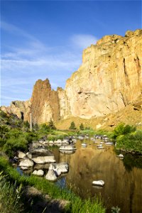 Smith Rock, and Crooked River, Oregon photo