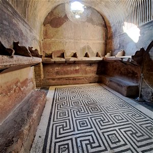 Tepidarium warm room Women's Bath  Herculaneum Italy
