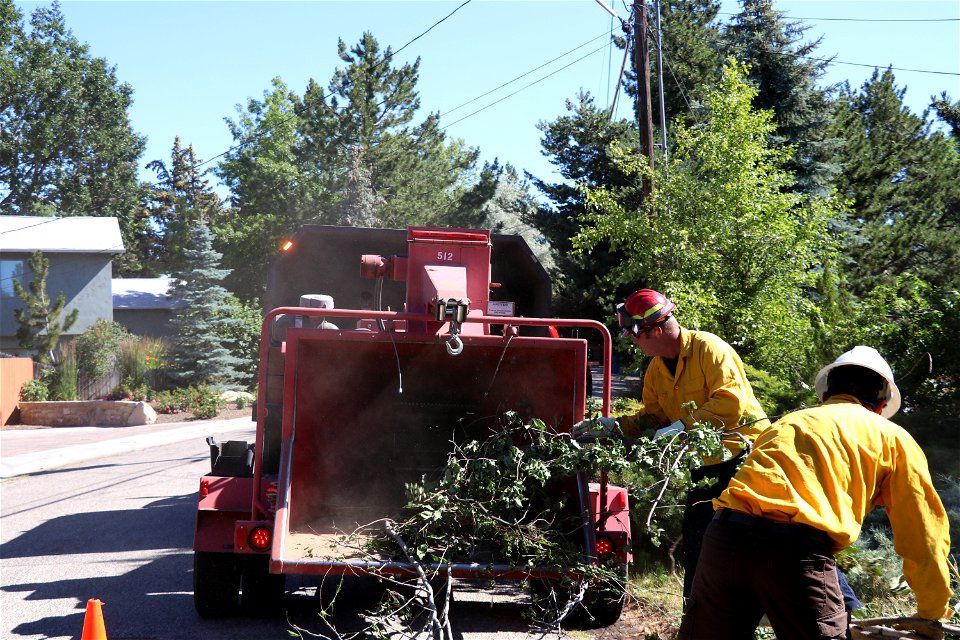 Wood Chipping in Boise