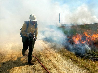 BLM’s Folsom Lake Veterans Crew perform RX Burn at Cosumnes River Preserve restoring critical habitat.