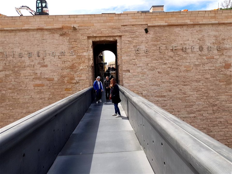 La passerelle du Fort Saint-Nicolas du MUCEM
