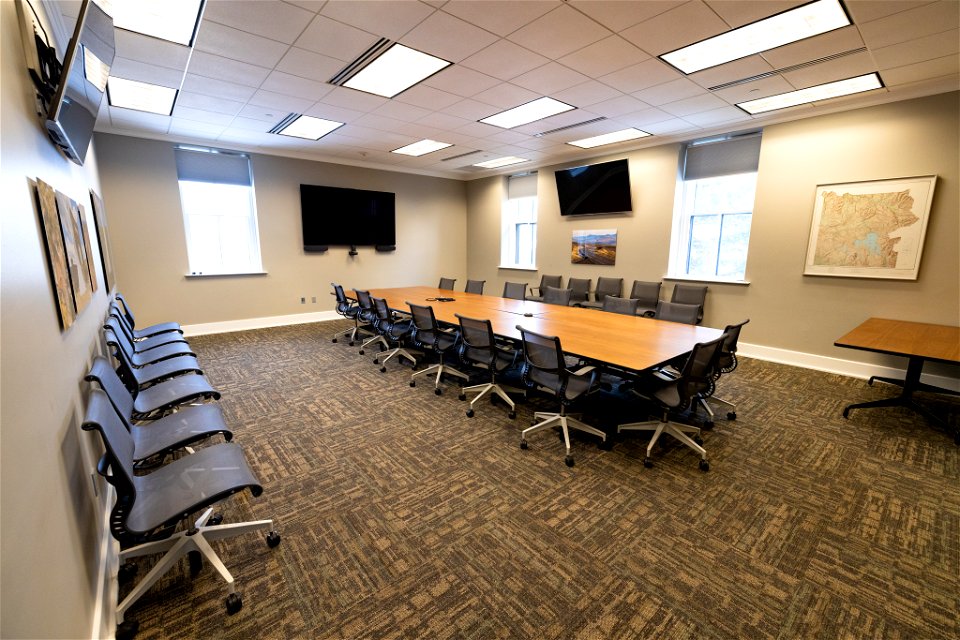 Renovating the Superintendent's Conference Room (after)