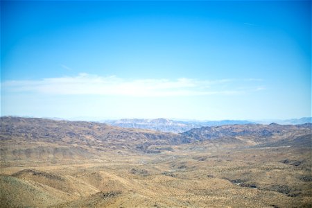 Aerial view of Joshua Tree National Park