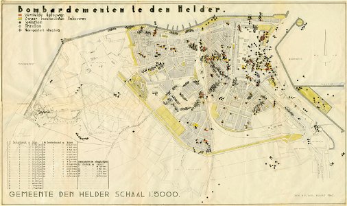 Bommenkaart Den Helder photo