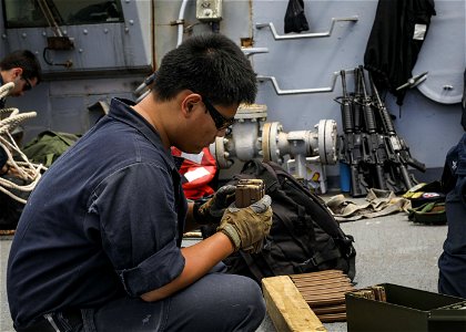 USS Porter (DDG 78) Gun Range