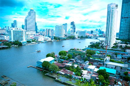 Bangkok as seen from Iconseam photo