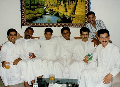 Bahraini Students at the Apartment photo