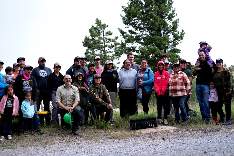 July 2022 Douglas fir planting on Mt. Elden