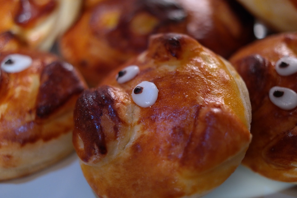 Delicious lucky pig dough
