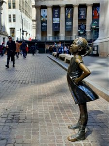 New-York,  New York Stock Exchange, The “Fearless Girl