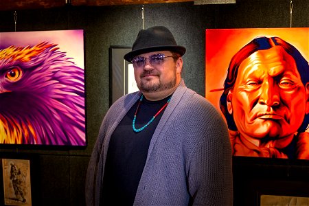 Yellowstone National Park Lodges 150 Years of Inspiration Event: artist Robert Martinez