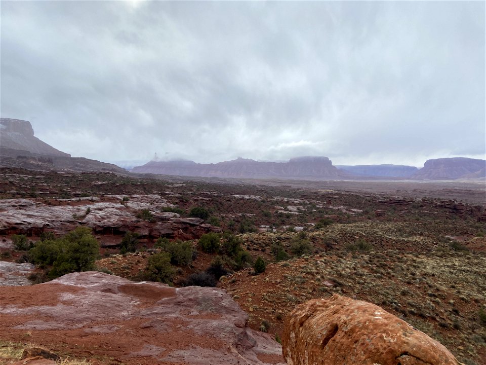 View from the Fisher Towers Trail